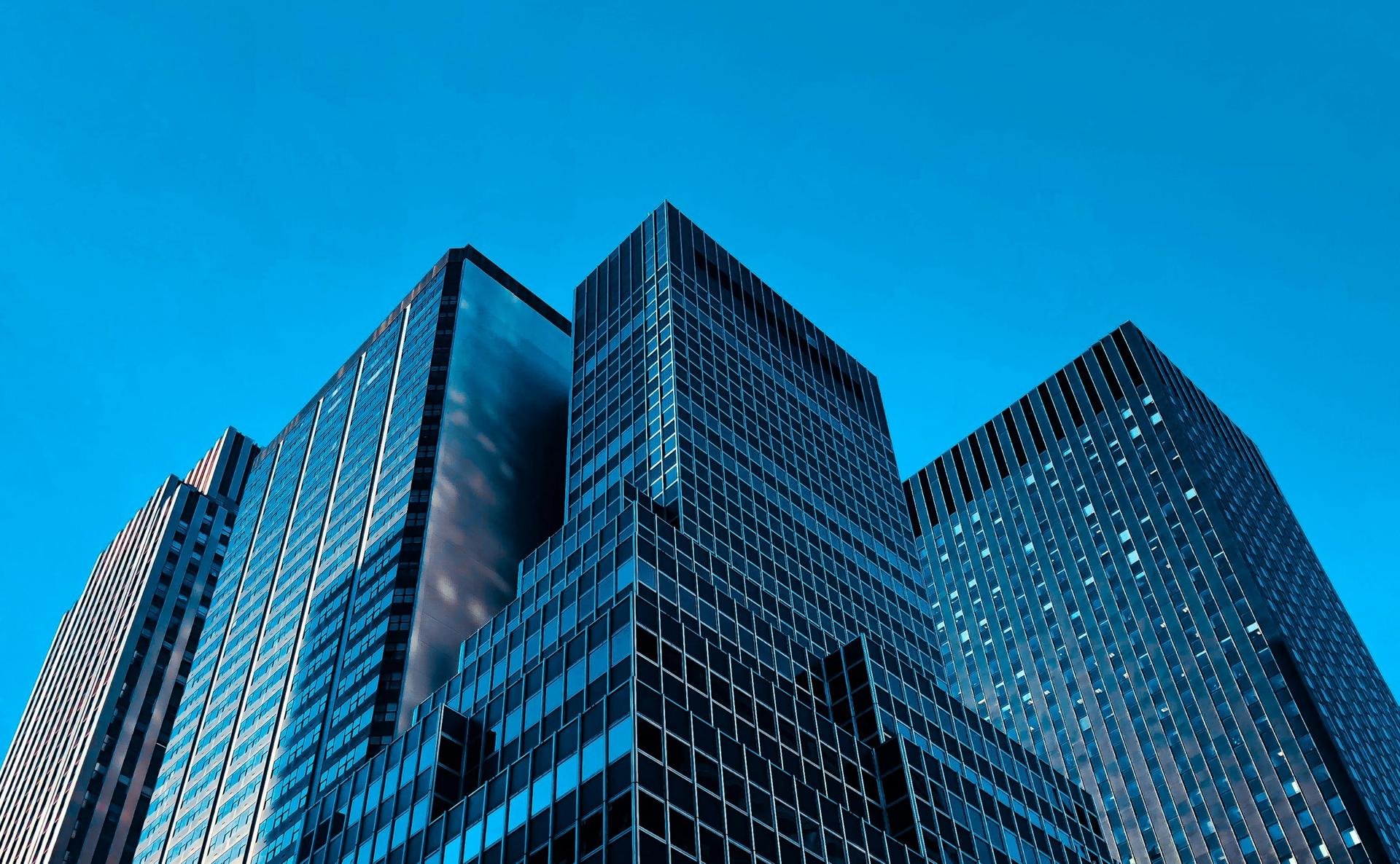 skyscraper from above